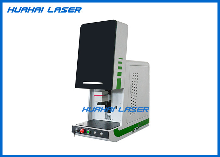 Sealed Type Desktop Laser Marking Machine Easy Move Low Electricity Consumption