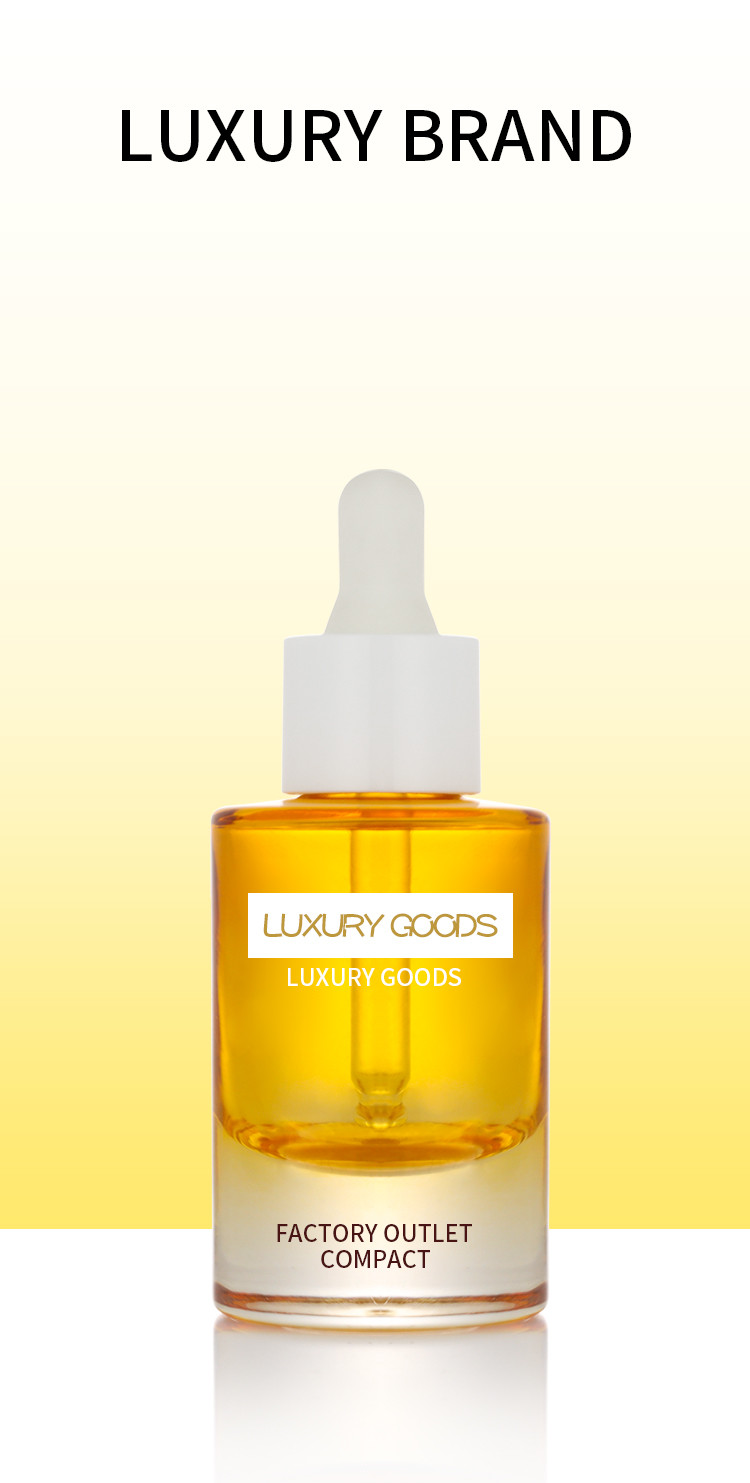Custom Cosmetic Serum Bottle Black Gold Frosted Flat Shoulder Dropper Bottle