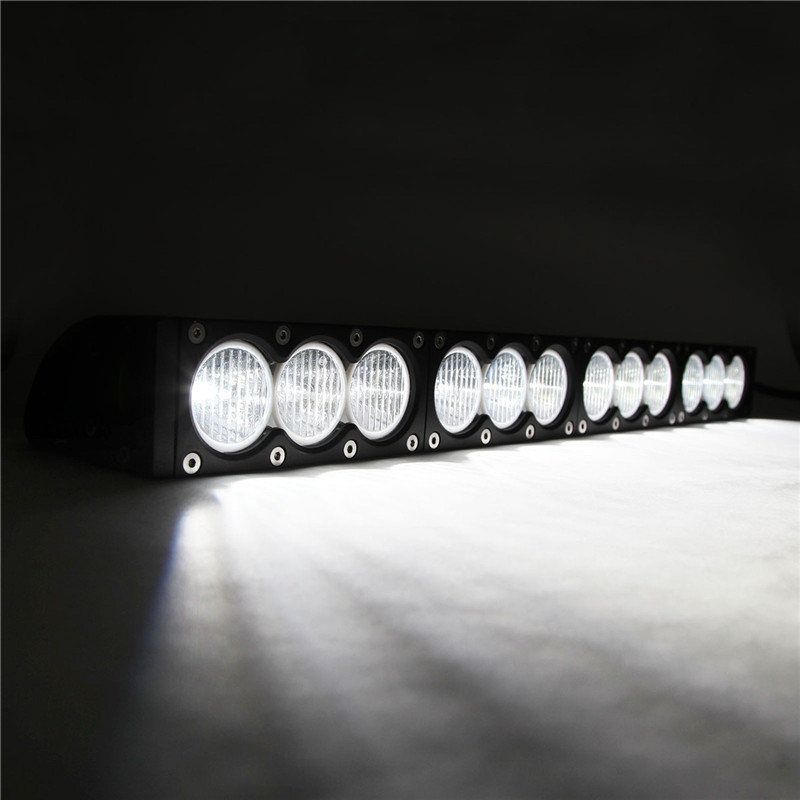 10w cree offroad led light bar cheaper hotsales PC lens DHCB-L120SDC