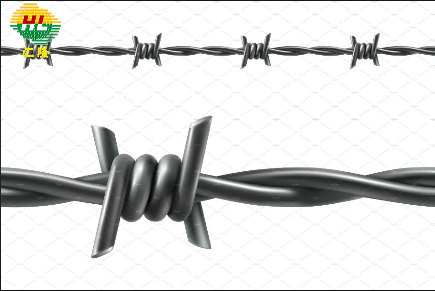 Secure Galvanized Barbed Wire Metallic 25kg Roll