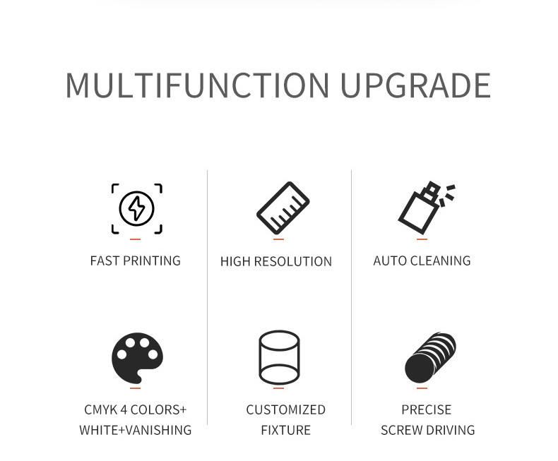 High Speed 720dpi 15s Oem Cylindrical Printing Machine