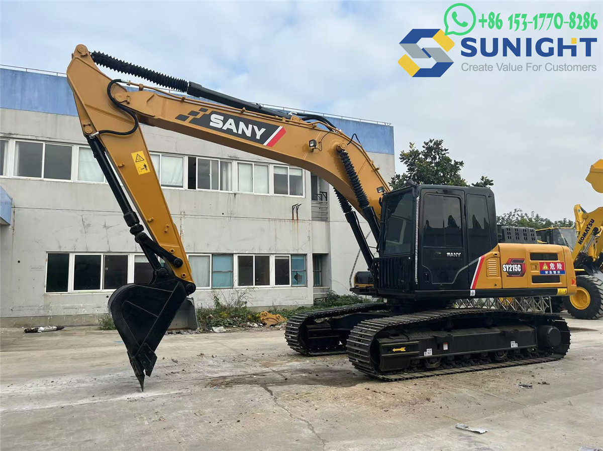 Popular Model Crawler Excavator SY215C With Good Condition 21Ton New Excavator SY215C