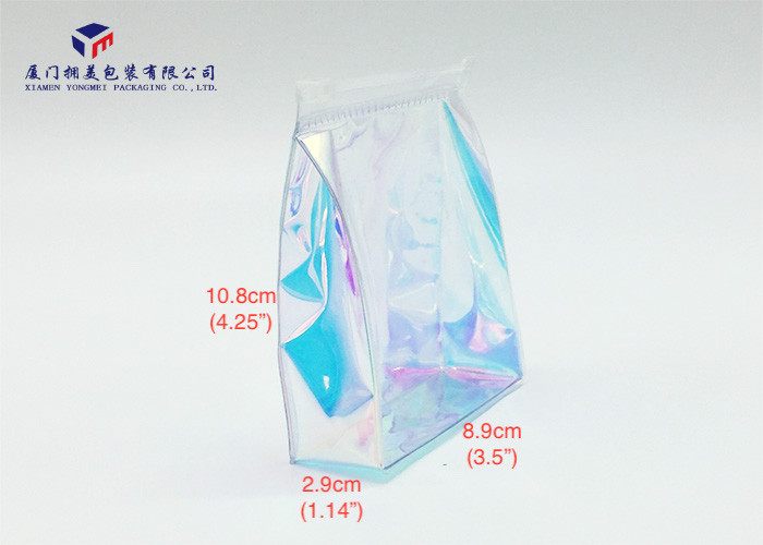 8.9X2.9X10.8CM Polyvinyl Chloride Bags , Customized Pvc Plastic Packaging Bags