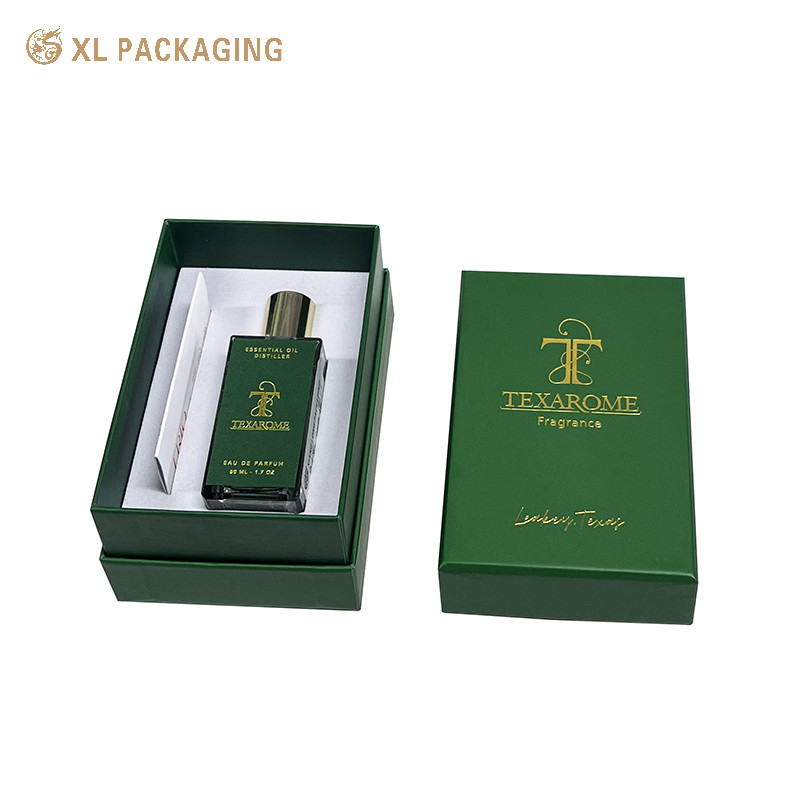 Customize Luxury Perfume Box Inside Skin Care Cosmetic Lid And Base For Gift