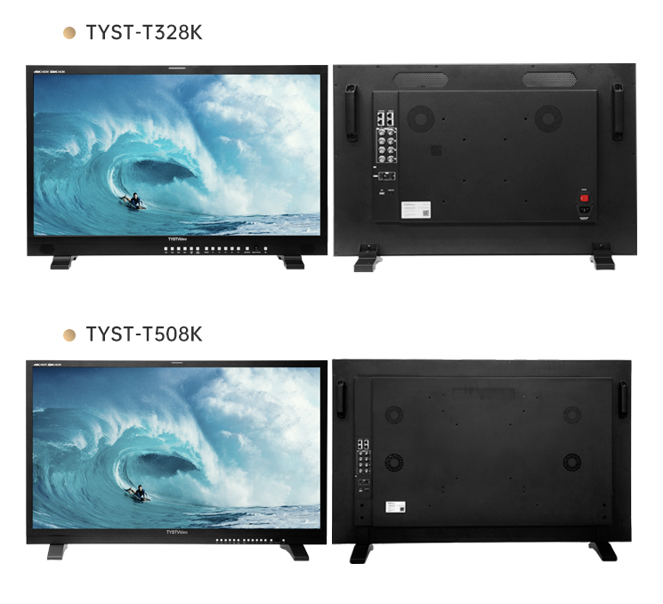 TYSTVideo Ultra-HD Director Monitor 12G-SDI Input/Output 32'' Large Screen Private Mold Support HDR mode/Gamma EOTF