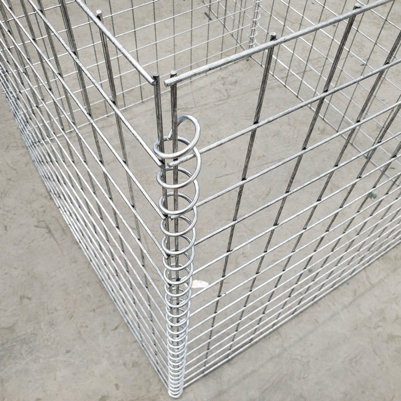 ISO COC Galvanized Defensive Barrier Welded Gabion Baskets For Equipment Revetments