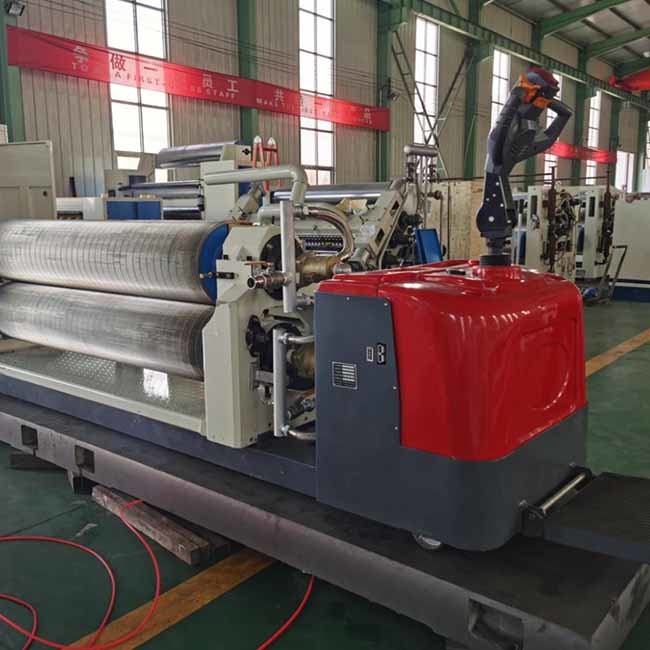 120m/Min Corrugated Board Production Line , 380V Cassette Corrugated Single Facer Machine