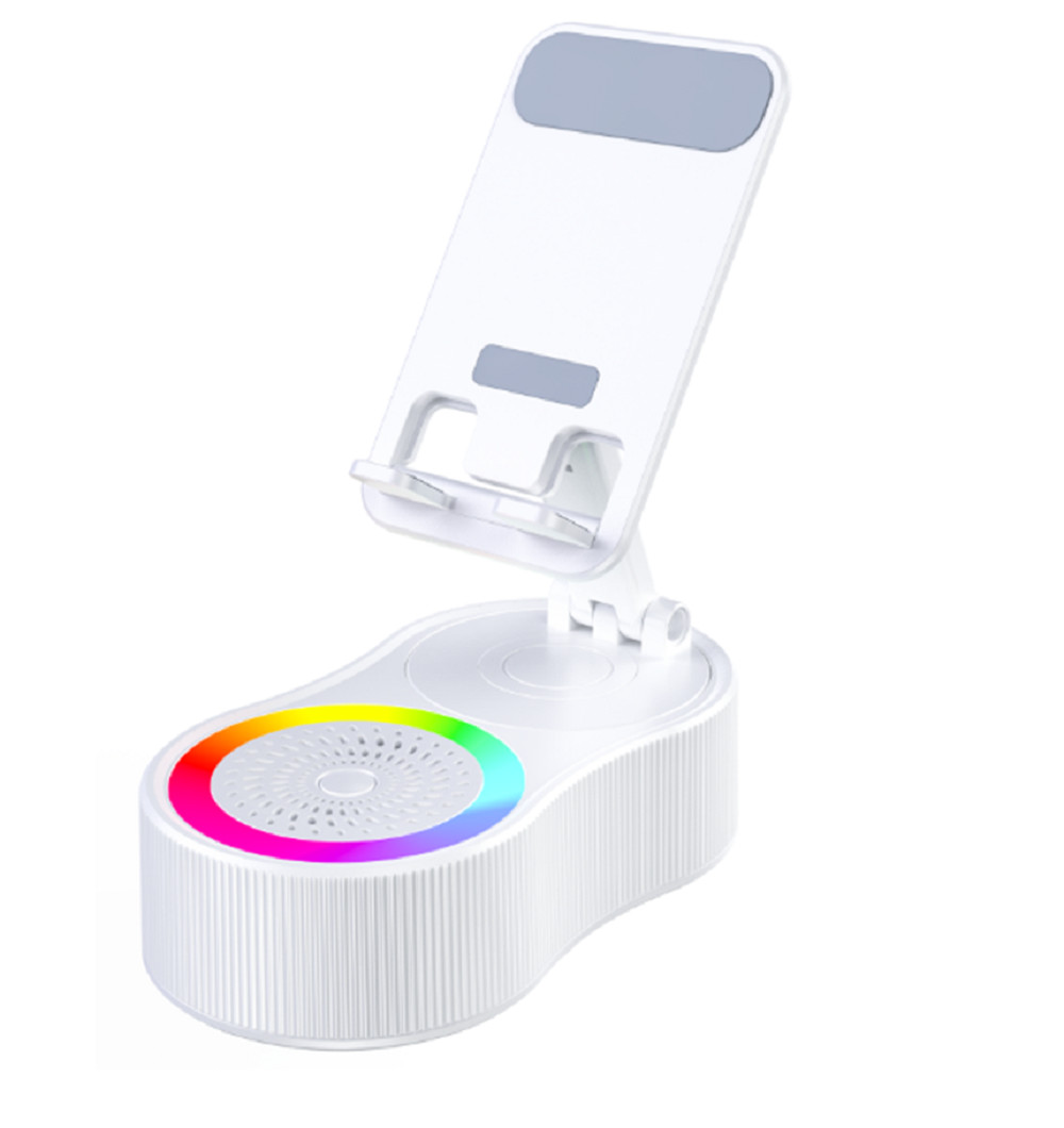 Integrated Bluetooth Speaker 3000mAh Power Bank With USB Port TWS Pairing RGB Lighting Portable For Music Lovers
