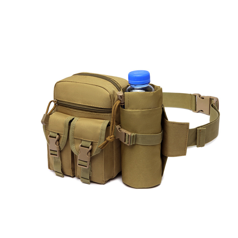 Adjustable Waist Bag With Cup Sleeve Practical and Waterproof for Men's Outdoor Needs