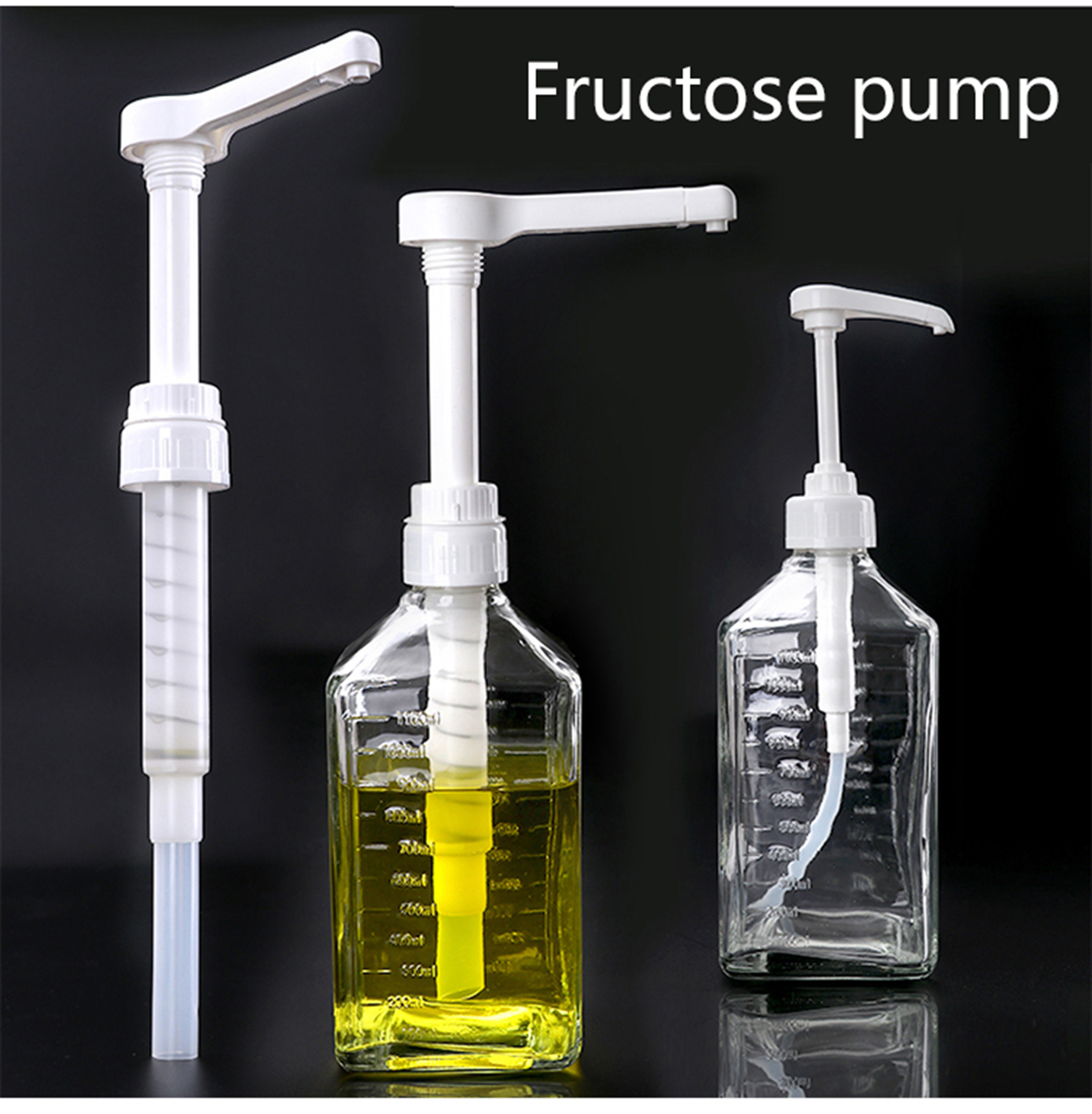 Square Head 10cc Plastic Syrup Pump Milk Tea Shop Tools