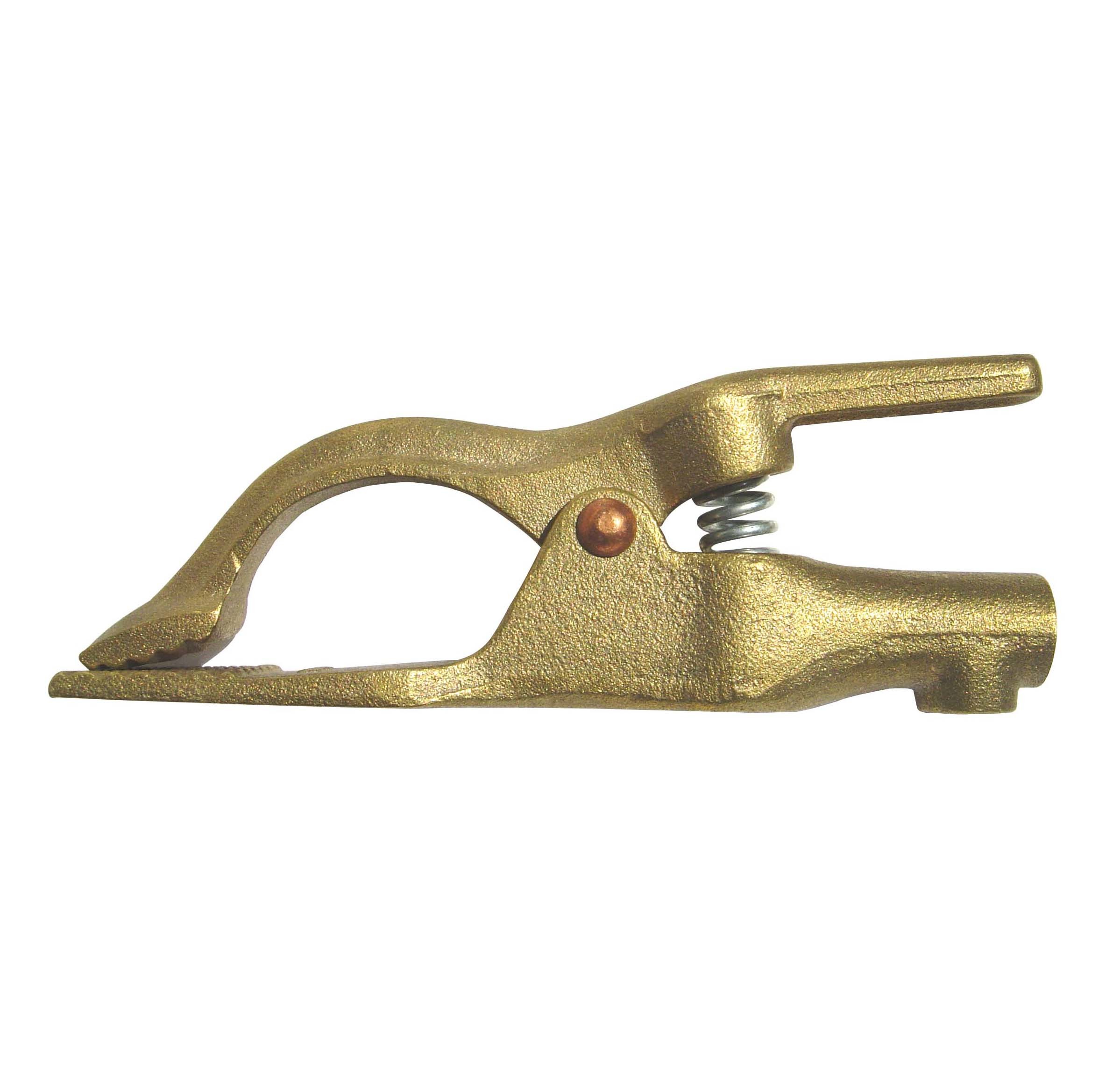 Reliable 500A Brass Earth Clamp 32mm / 1.25 Inch Jaw Opening Stable Performance