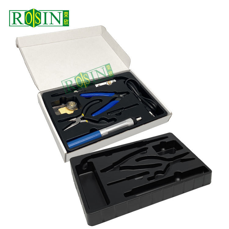 Disposable PS Insert Electronic Component Tray Anti Static Plastic Black