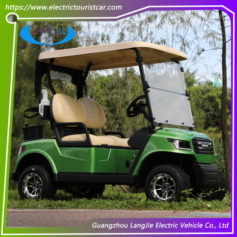 AC Motor 2 Seats Small Mini Golf Club Cheap Electric EV Buggy Car Vehicle Cart