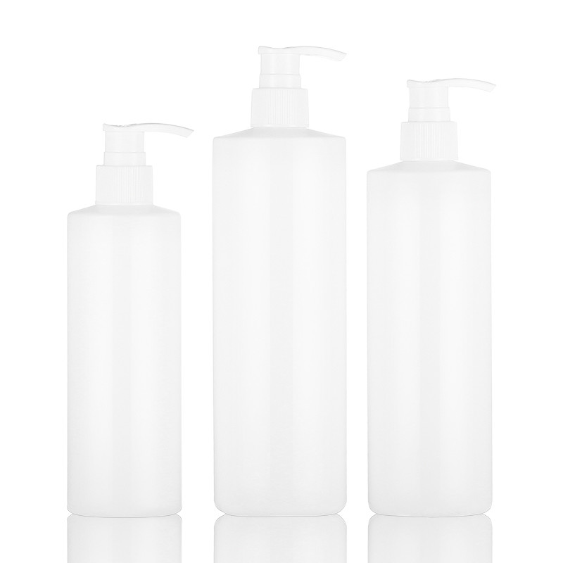 empty 4 Oz Plastic Lotion Bottles HDPE Material With 58mm Pump