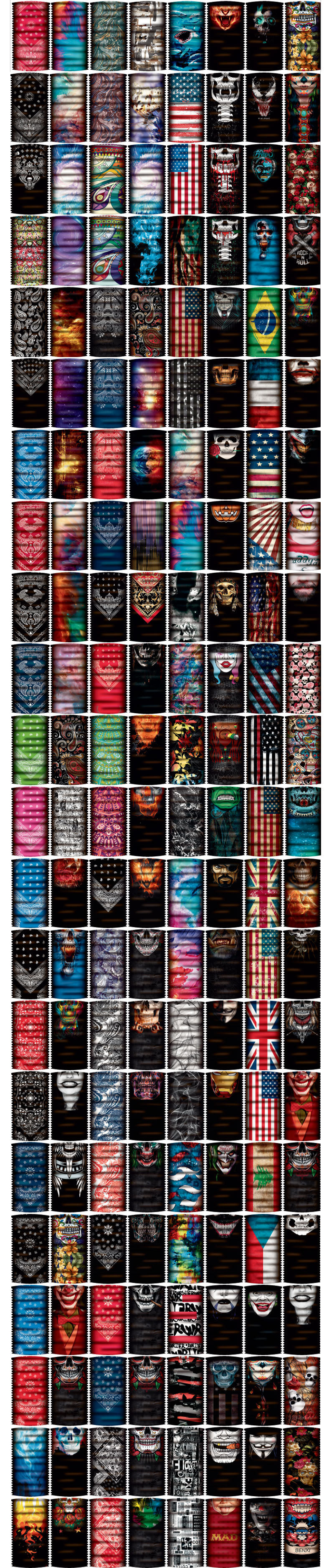 Printed Neck Tube Bandanas