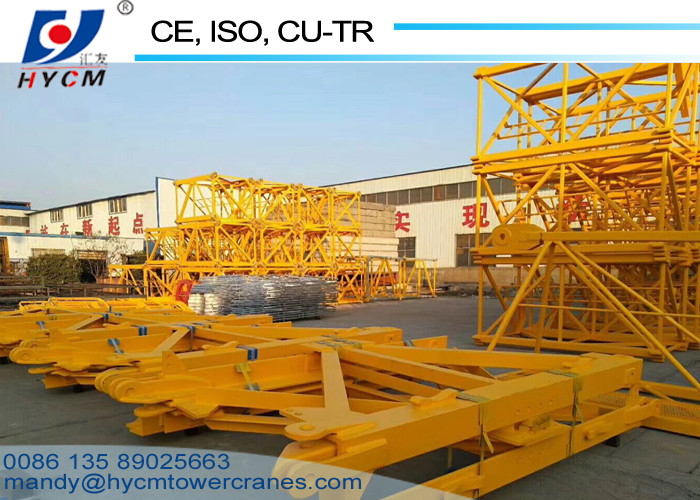 Split Mast Section Frequency Conversion QTZ5023 Hammerhead Topkit Tower Crane