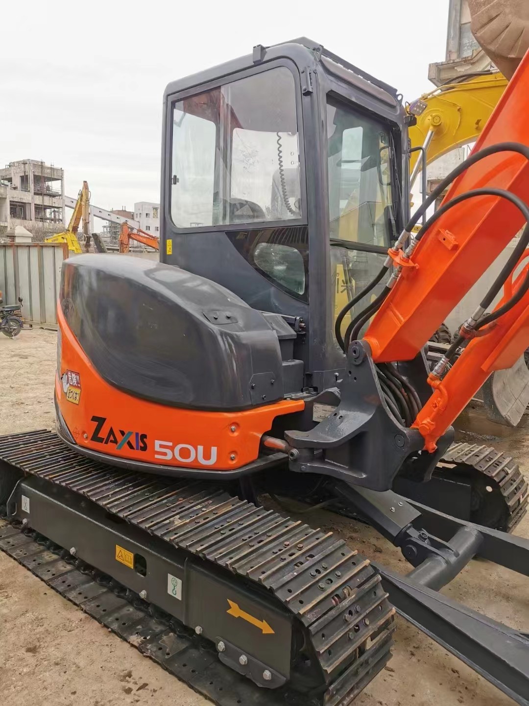Second hand Hitachi ZX50U excavator is of good quality and affordable price