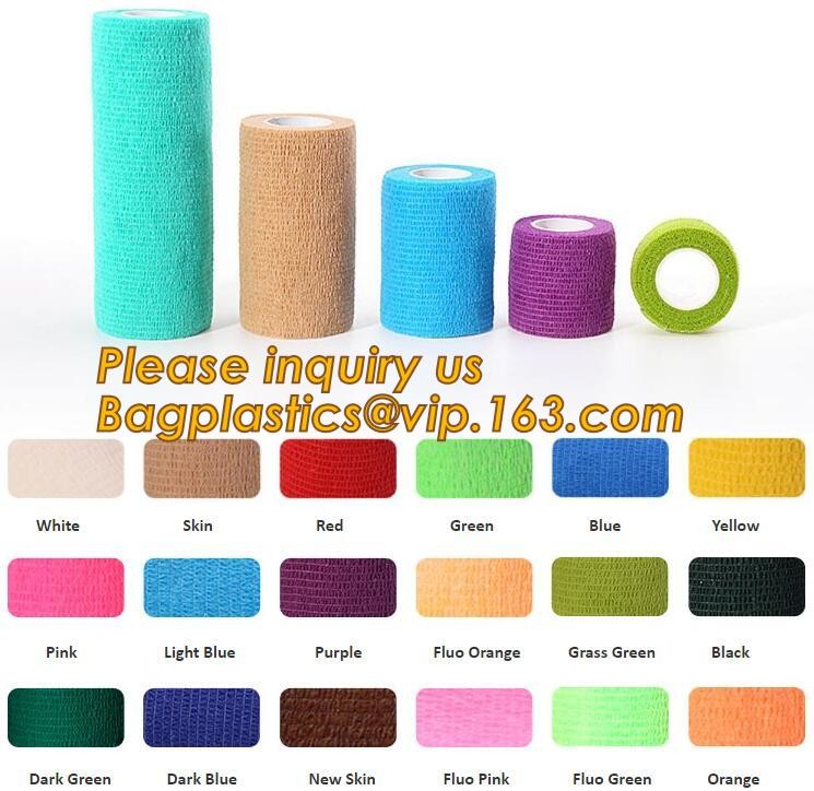 Sports medical elastic adhesive bandage strip linear Tensoplast cotton compression bandage,Athletic Tape Nonwoven Latex