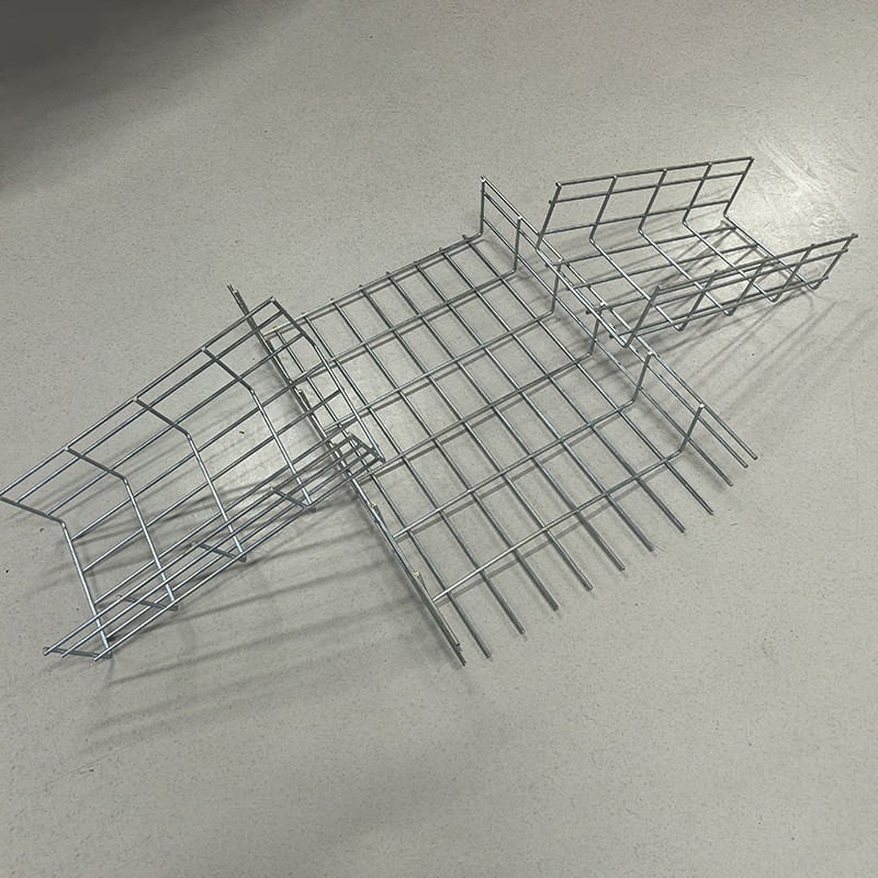 Galvanized Steel Network Cable Tray Adjustable Support Brackets Included