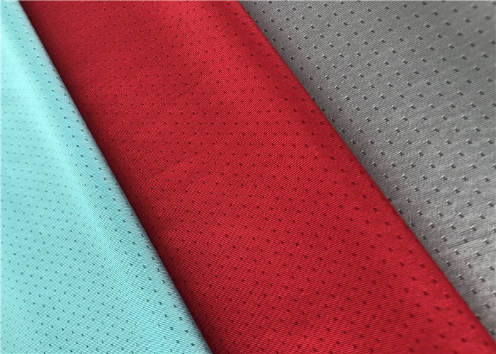 Plain Dyed Polyester Spandex Lycra Fabric Stretch Butterfly Mesh For Jersey