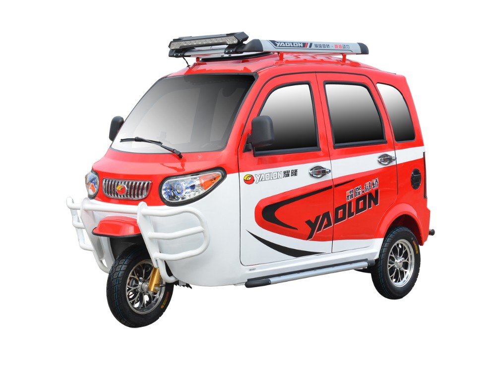 China Brand YaoLon Motorcycle 250cc Closed Body Kavaki Tuk Tukcooter Mototaxi Passenger Tricycle Petrol Type