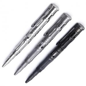 China TC4 Outdoor Compact Titanium Tactical Pen Polishing Surface With Tungsten Tools on sale