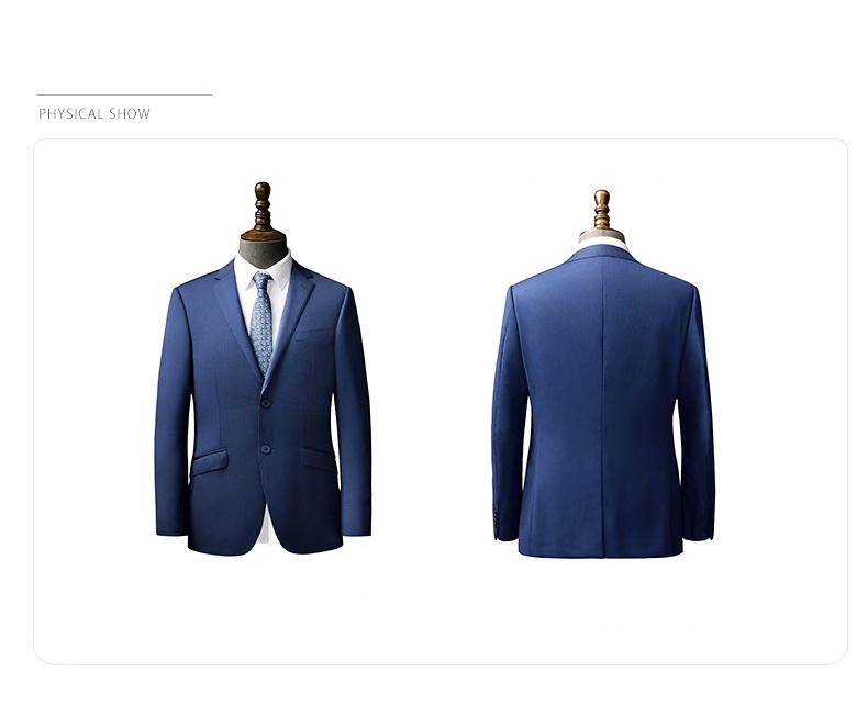 Support 7 Days Sample Order Lead Time Double Breasted Closure Men's Business Suits