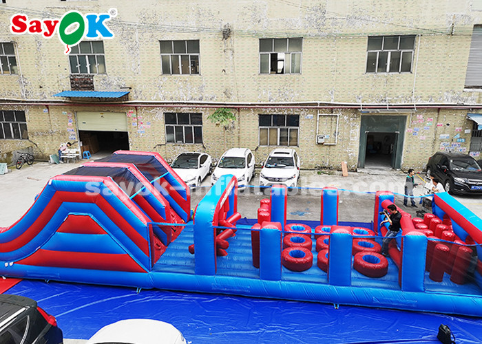 Inflatable Obstacle Course PVC Long Inflatable Obstacle Game For Outdoor Sports , Amusement Park