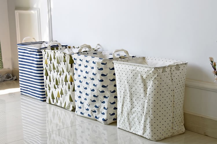 Reusable Lightweight Folding Laundry Baskets hamper OEM ODM