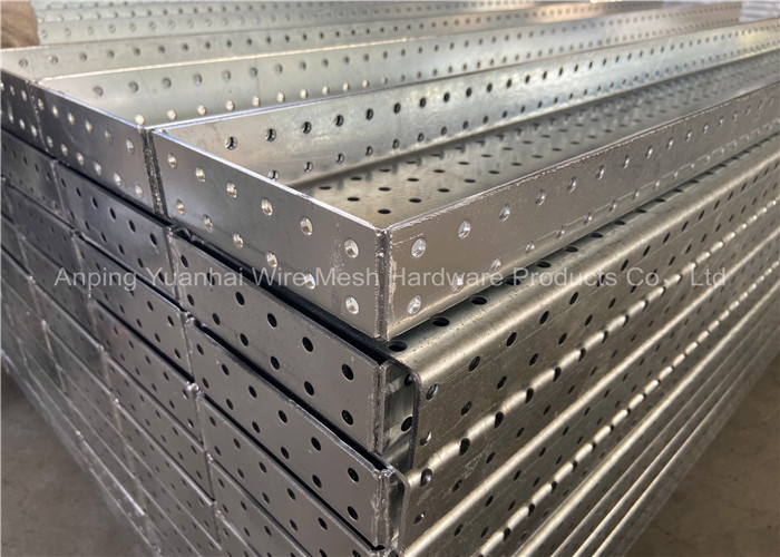 U Shape Channel Steel Lintel Galvanized Perforated Brickwork For Building