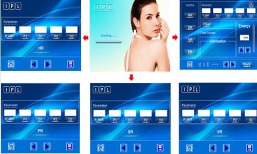 IPL hair removal machine skin rejuvenation machine intense pulsed light machine