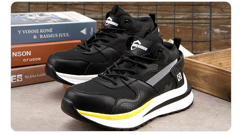 Light Work Shoes Kevlar Anti-proof Safety Sheos Novel Fashionable Mens Comfortable Safety Shoes Practical