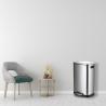 Buy cheap Stainless Steel Rectangular 13.2 Gallon Kitchen Recycling Bins from wholesalers