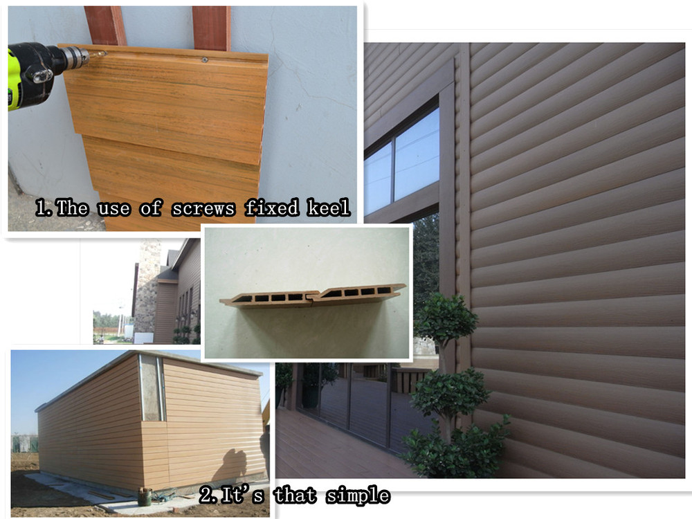 Co-extrusion ASA Surface WPC Wallpanel Do Not Fade for Wall Online Technical Support