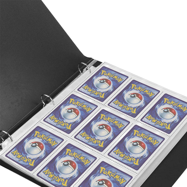 Book Binder Trading Card Collector , 9 Pocket Card Sleeves