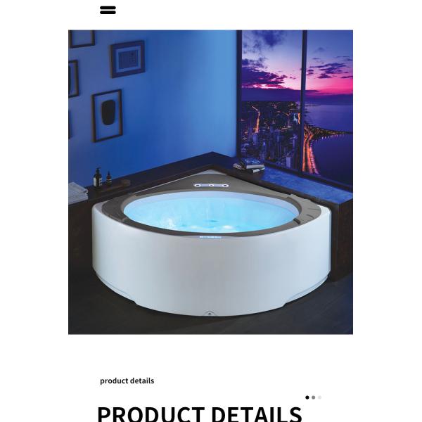 Fashion whirlpool Massage Bathtub Indoor Cheap Bath Tub