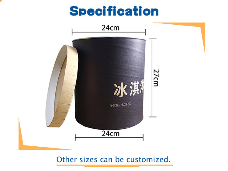 6.2kg (13.7 Lbs) Commercial Ice Cream Bucket – Perfect For Bulk Storage & Serving