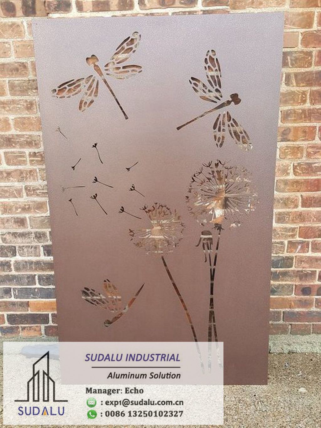 Aluminium Privacy Screens Customized Perforated Panels from Foshan Supplier