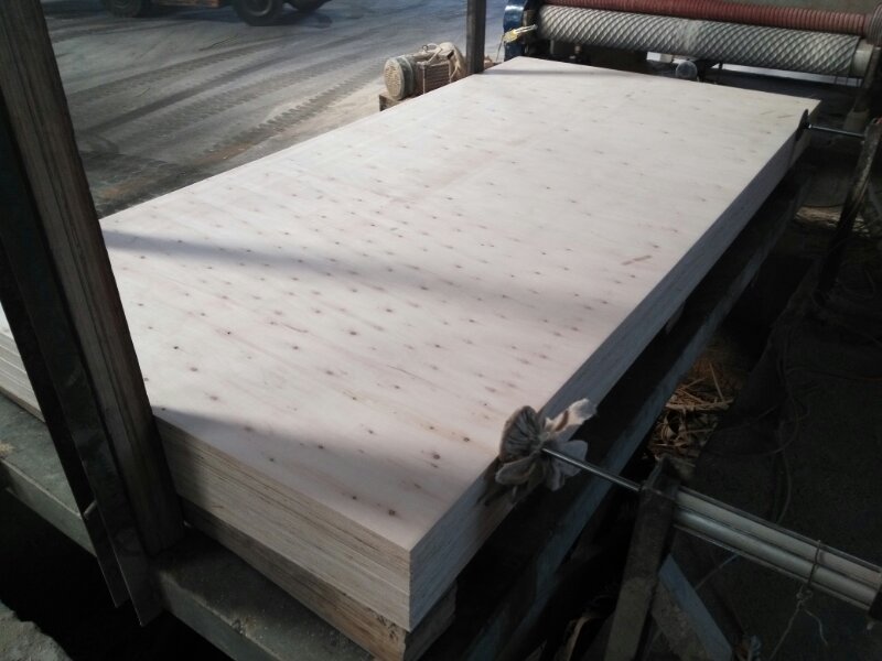 E1 Glue Poplar Core White Faced Plywood Sheets For Furniture