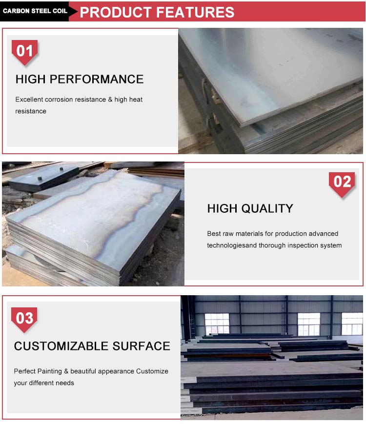 Hot Rolled Carbon Steel Plate Astm Standard 12000mm Length A500 Gr50 Q345E