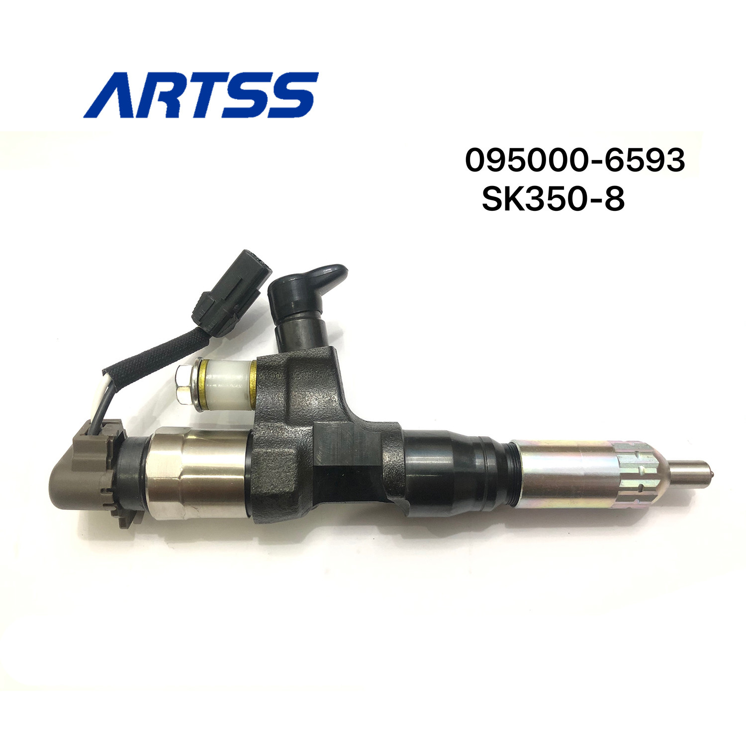 J08E 095000-6593 Common Rail Fuel Injector Nozzle For SK350-8 Excavator Spare Parts