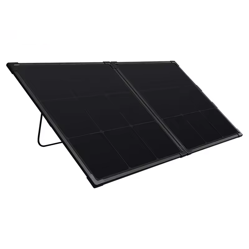 Folding Solar Kit AHONY eMobi F150W portable Mono Glass Panel for generator Home/Roof/Light/RV/Boat