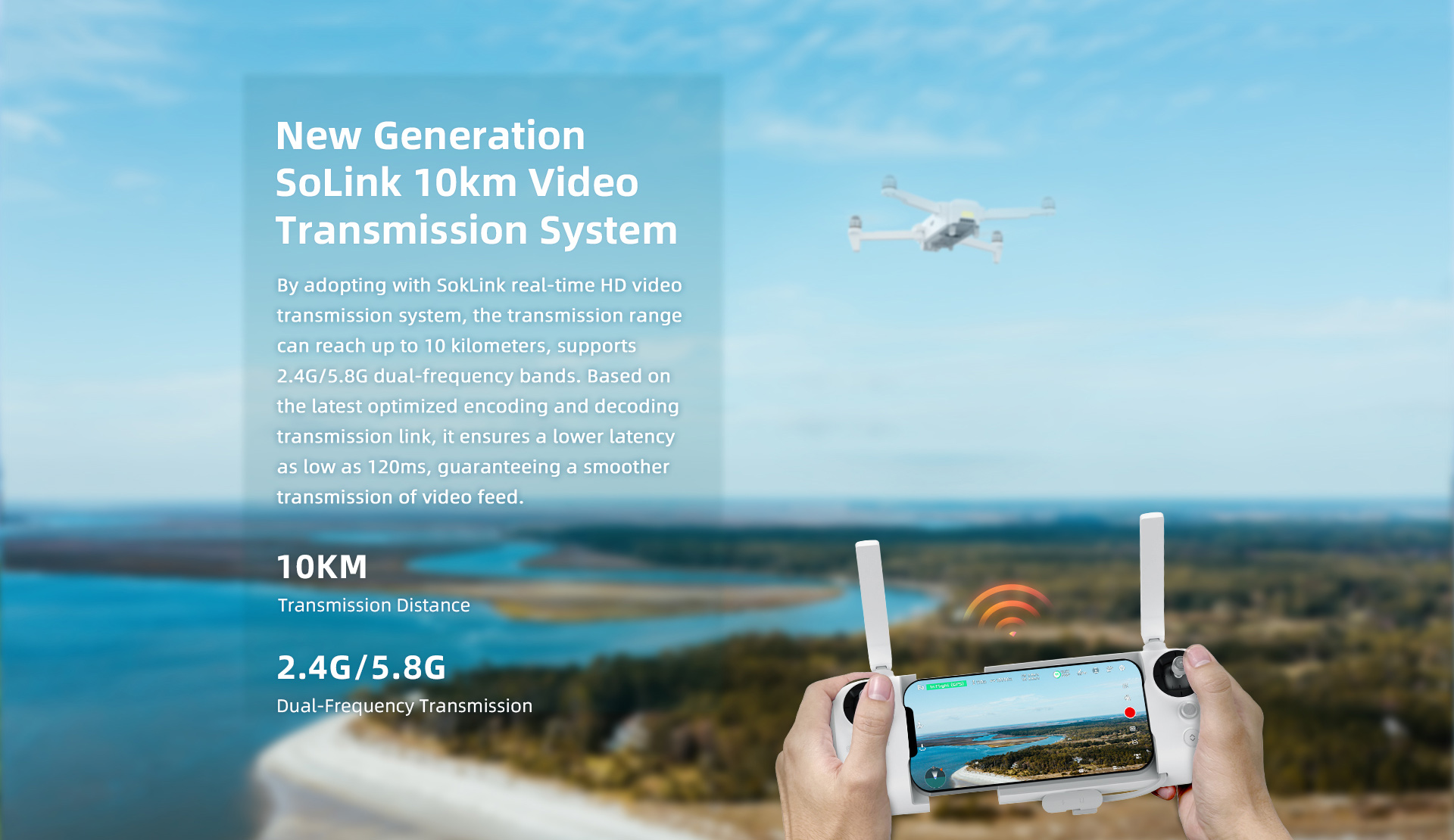 3-axis Gimbal Camera Drone Fimi X8 Tele 4k 60fps Brushless Motor for 37mins Flight Time
