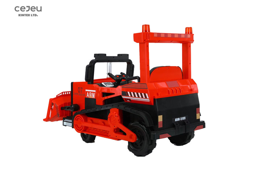 2-In-1 Toy Bulldozer Manual Forklift And Excavator Bucket