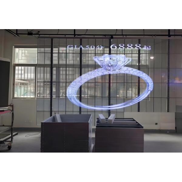 Superior Visual Performance Transparent LED Screen SMD2121 G7.82-7.82 with Driving Method