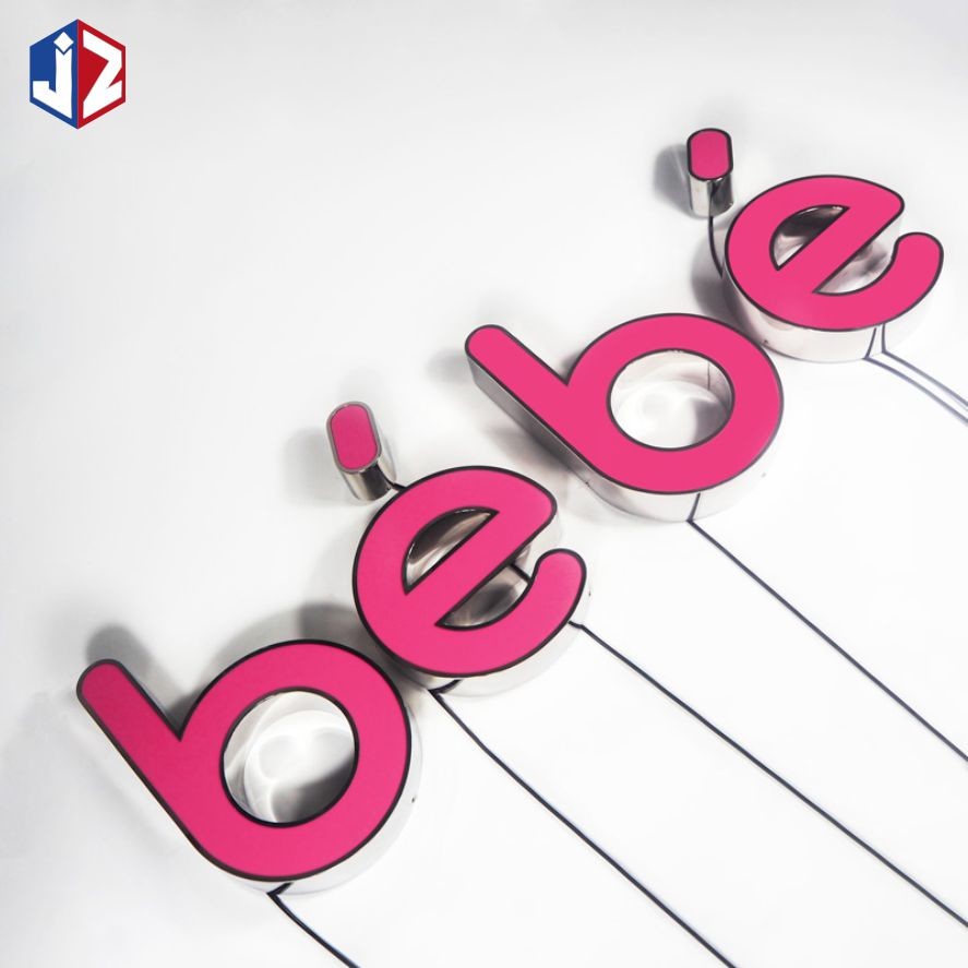Stainless Steel Front Lit Signage Output 110V-240V Waterproof LED Modules