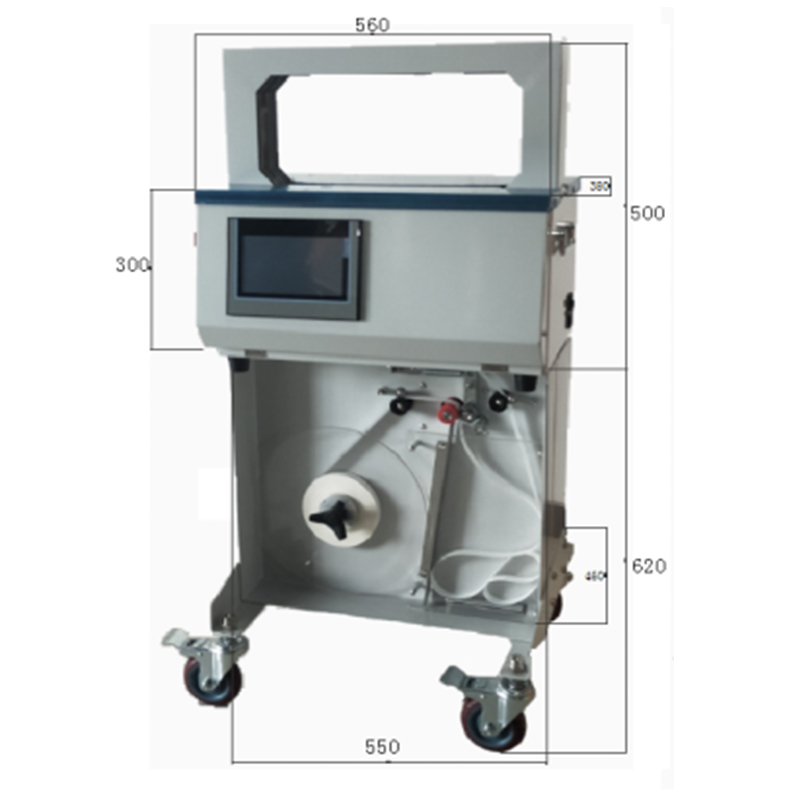 Automatic Small Product Sealing Stick Tape Strapping Packaging Machine For Small Business