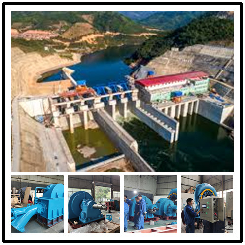 High Efficiency Impulse Turbine Generator Customized Efficiency 85-95%