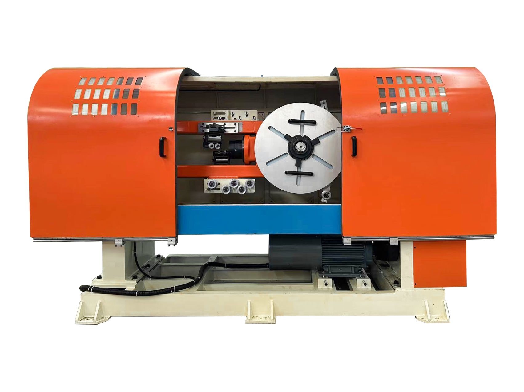 800 Steel tape cable armouring machine for inlet wire Φ140mm