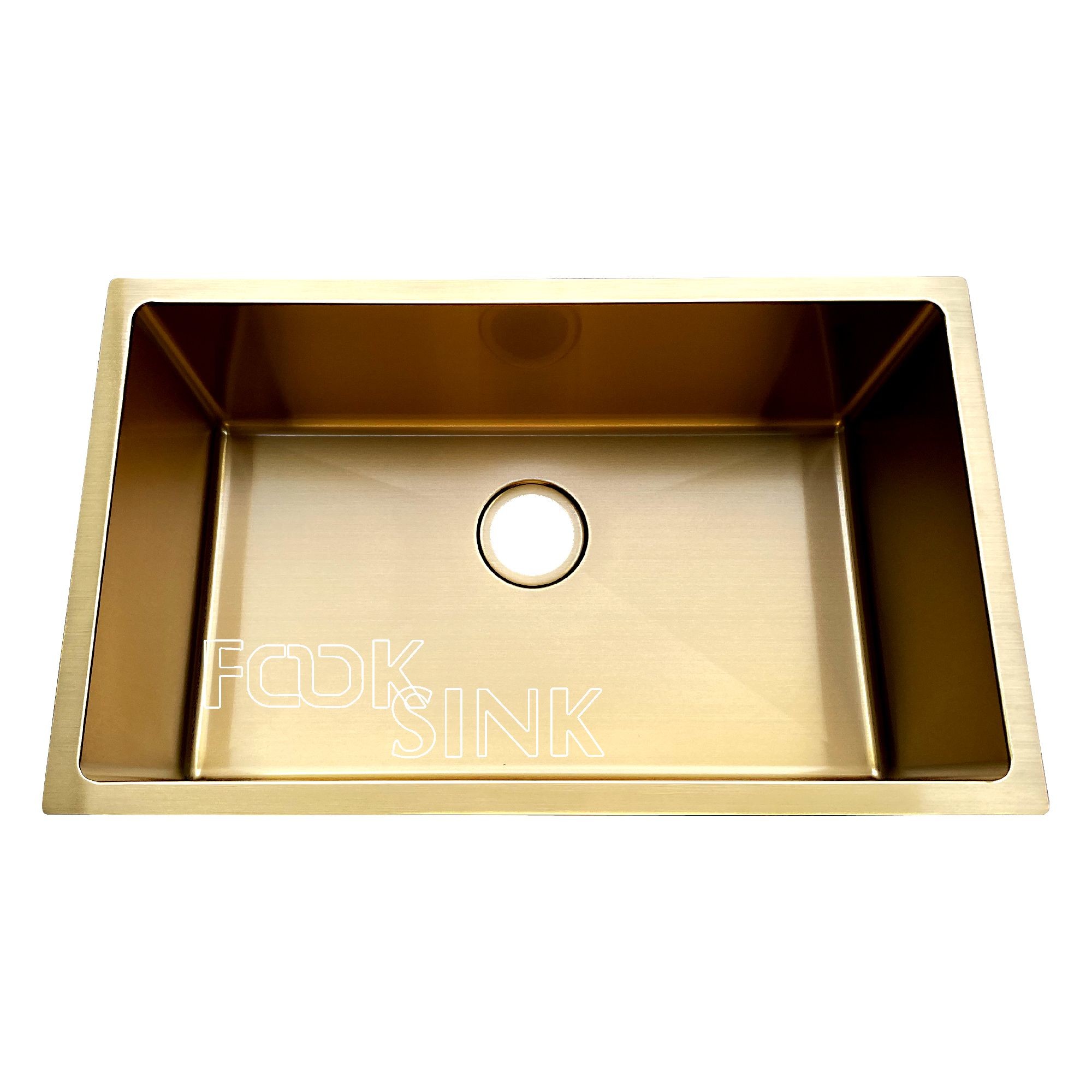 32 Inch PVD Stainless Steel Sink Undermount Rectangular Bowl